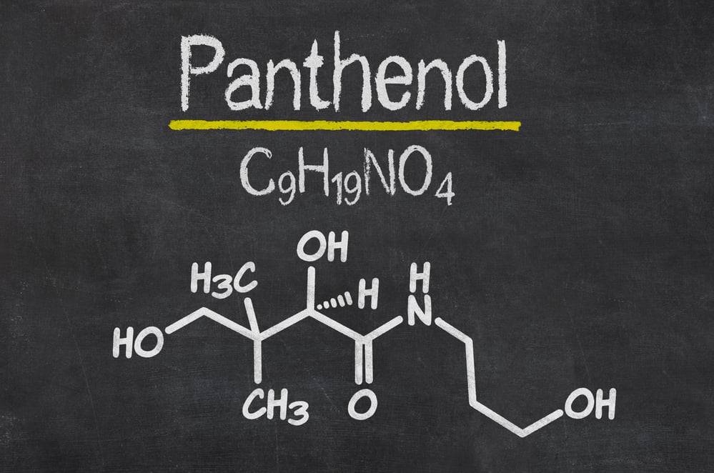  Химична формула на пантенола