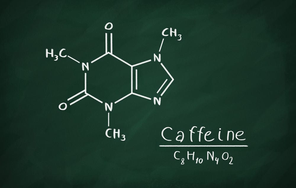  chemické složení kofeinu