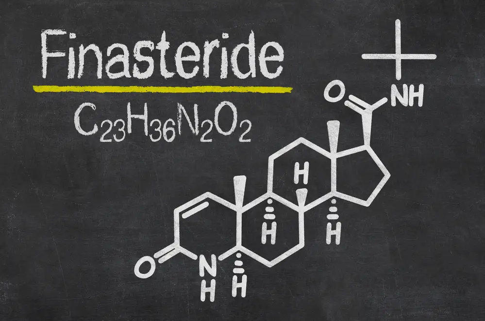  fórmula química del finasteride