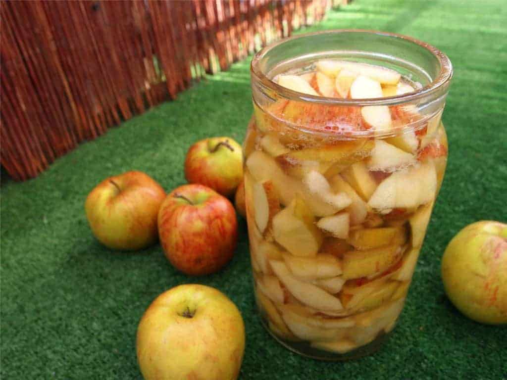  Namuose pagamintas obuolių sidro actas