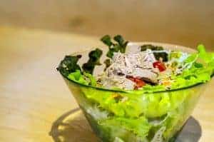 één, een gezonde salade