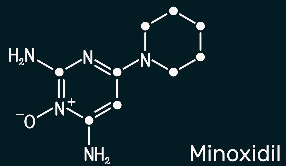  fórmula química do minoxidil
