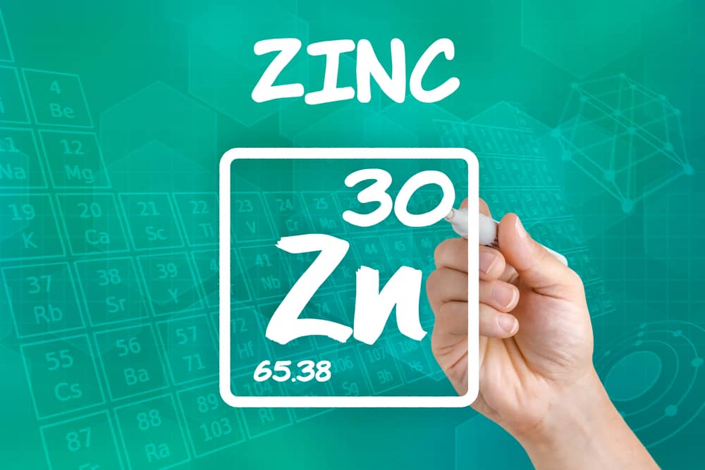  Símbolo químico do zinco
