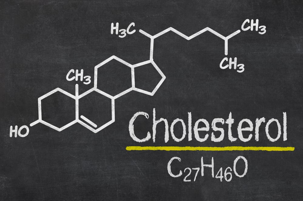  A fórmula química do colesterol