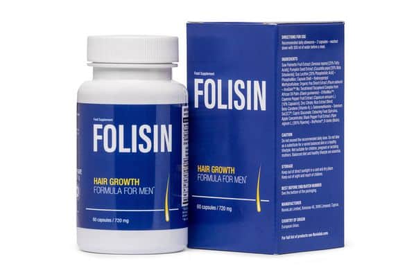  comprimate de creștere a părului Folisin