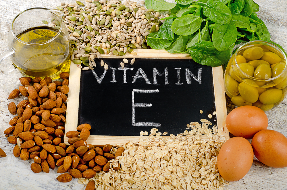  Produkty s vitamínom E