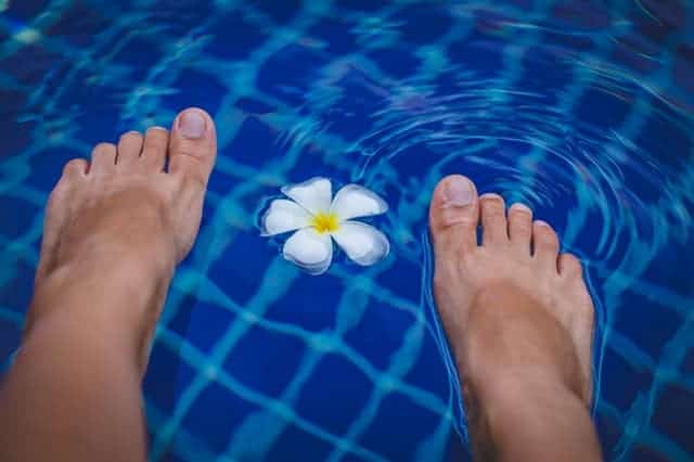  feet in water